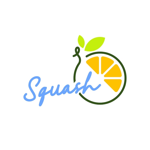 Squash-logo-design-konzept-vektor