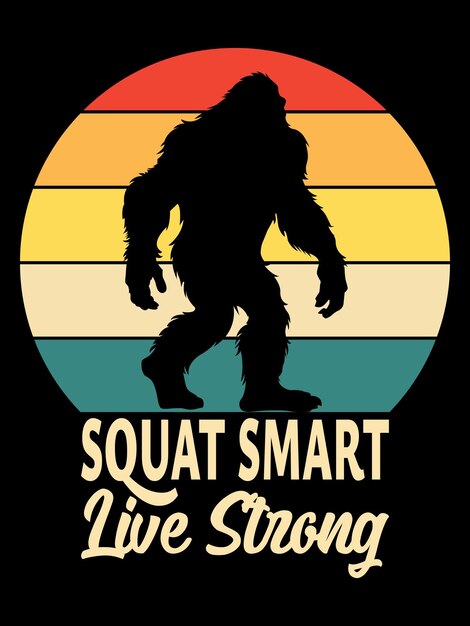 Squat Smart Live Strong T-Shirt