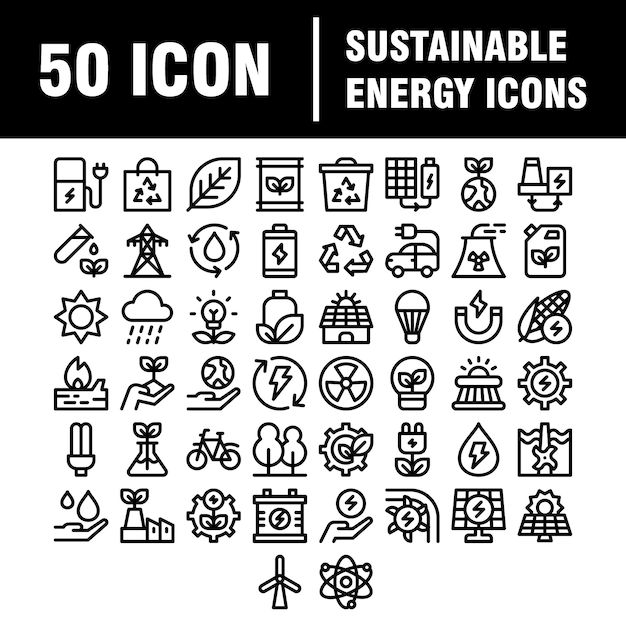 Ss template uploadsimple reihe von eco related line icons. enthält symbole wie elektroauto, globale erwärmung, wald, ökologischer landbau und mehr. schlaganfall.