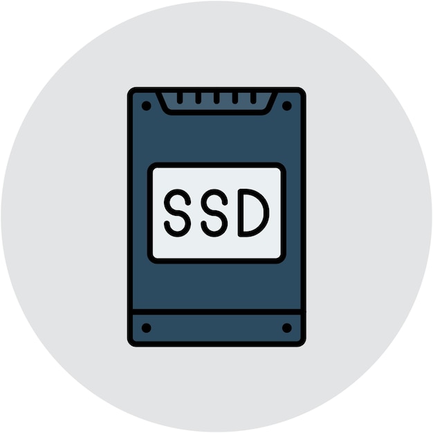 Vektor ssd-vektorillustrationsstil