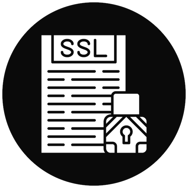 Ssl-Icon-Vektorbild Kann für Online-Gelddienste verwendet werden