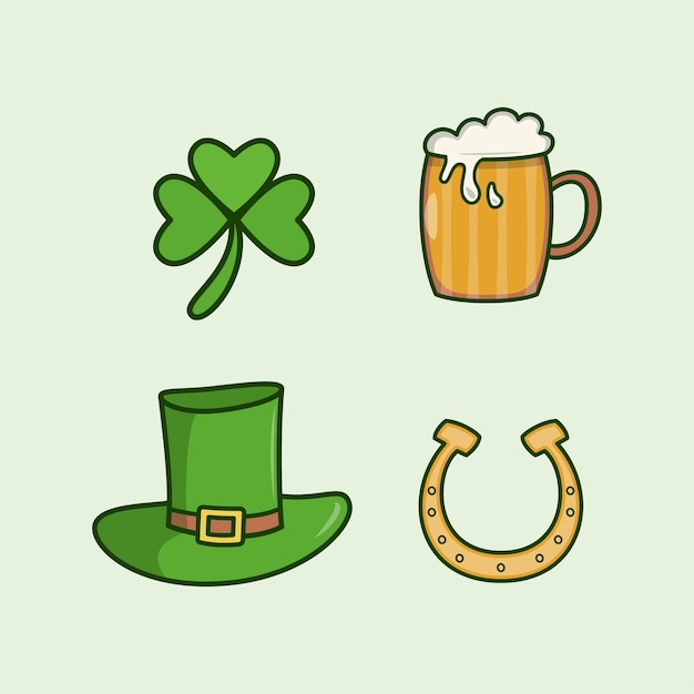 St. Patrick Day-Elementillustration