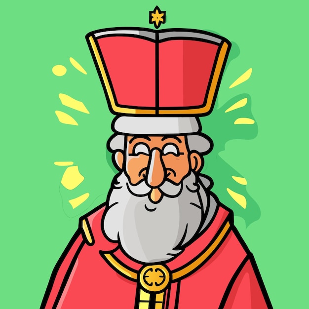 Vektor st. patrick's day cartoon-vektor-illustration-grafik-design