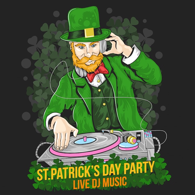 St.patrick's day dj party