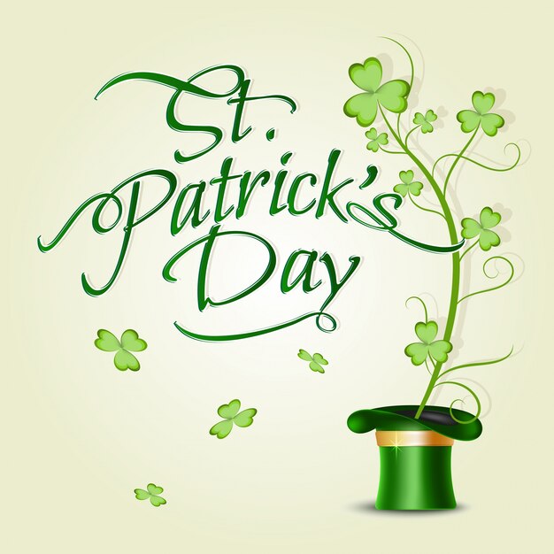 St. Patrick's Day Feier Hintergrund.