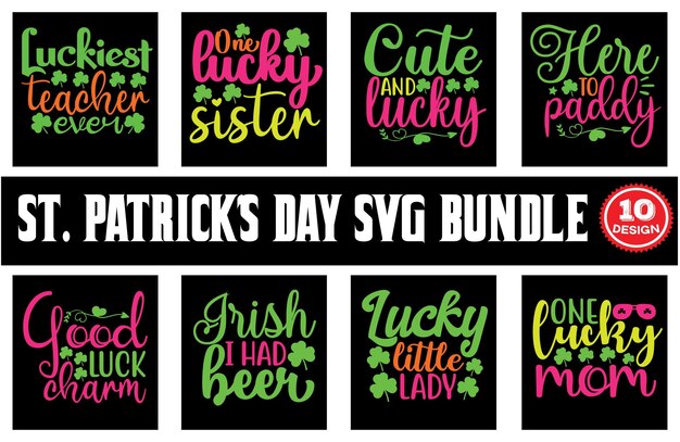 Vektor st. patrick's day svg-bundle