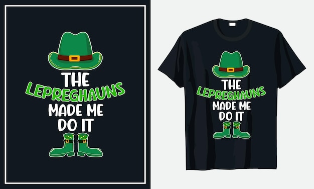 Vektor st. patrick's day t-shirt-designs premium-vektor