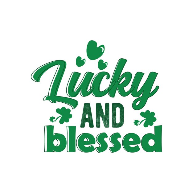 St. Patrick's Day Zitate und Schriftzug Vektor T-Shirt-Design