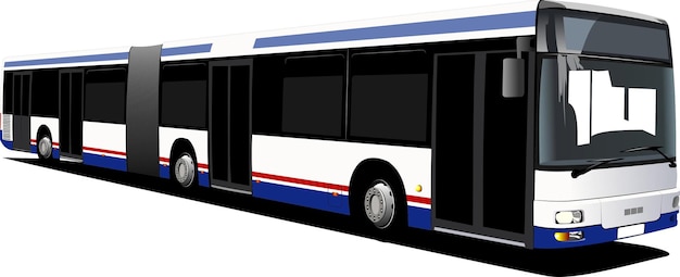 Stadt Doppelbus Vektor-Illustration