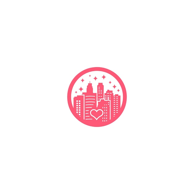 Stadtherz-logo-design-ikonenvektor