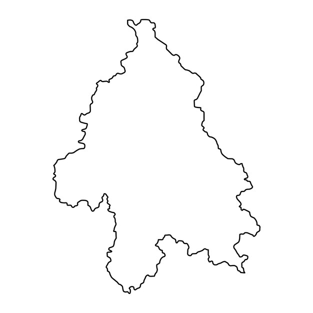 Stadtplan von Belgrad, Verwaltungsbezirk Serbiens, Vektorillustration