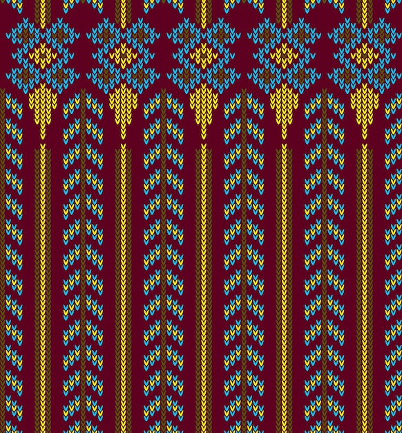 Stammes-Aztekisches abstraktes nahtloses Muster