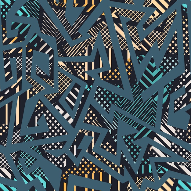Stammesgeometrisches nahtloses Muster