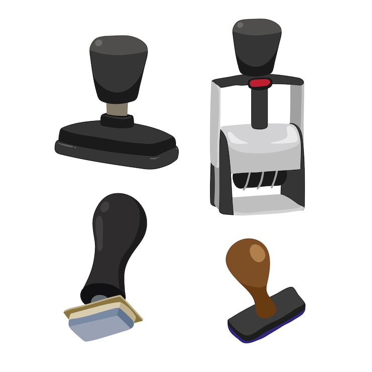 Vektor stamper-vektor-kollektion-design