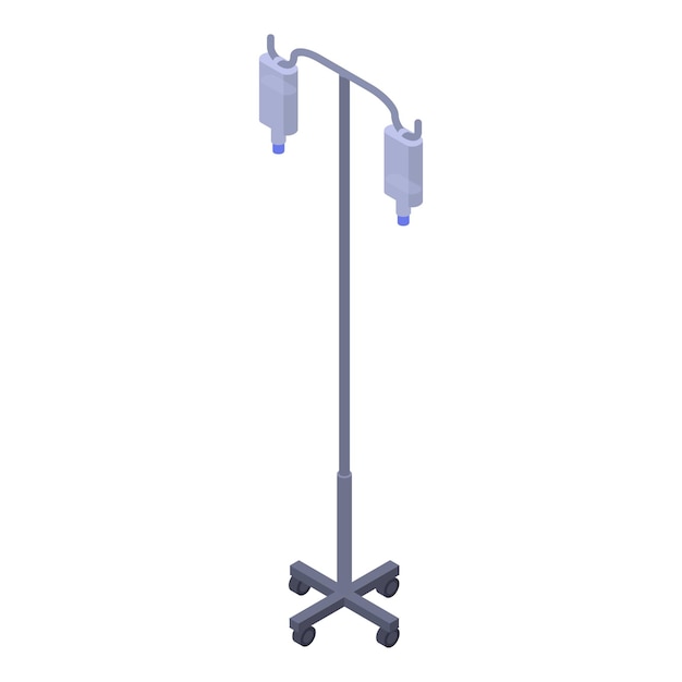 Stand-Drop-Counter-Symbol Isometrisches Stand-Drop-Counter-Vektorsymbol für Webdesign isoliert auf weißem Hintergrund