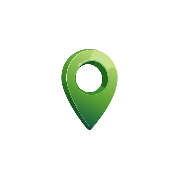 Standort des grünen Pins