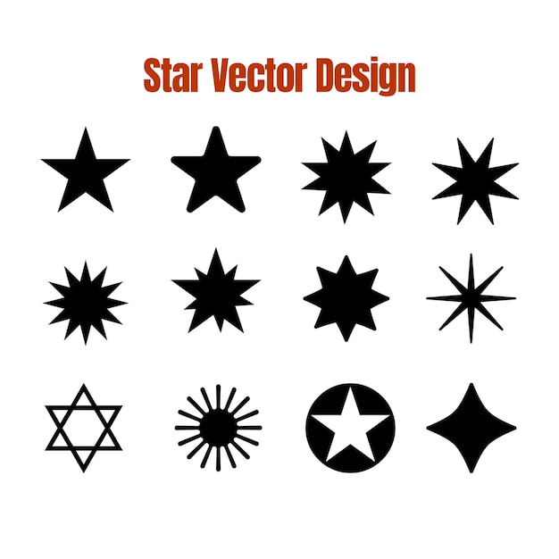 Vektor star-vektor-design