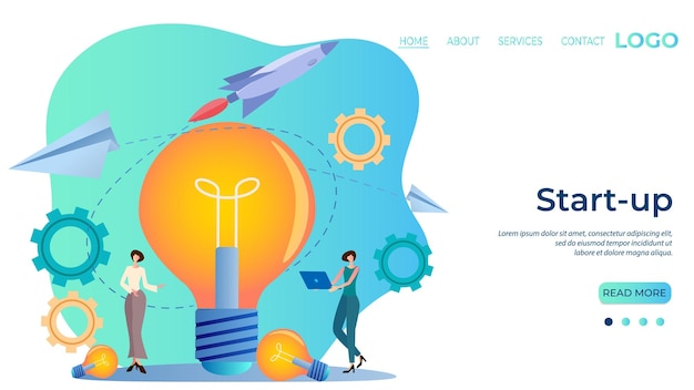 StartupBrainstorming und Ideensuche Menschen engagieren sich gemeinsam für ein neues Geschäft