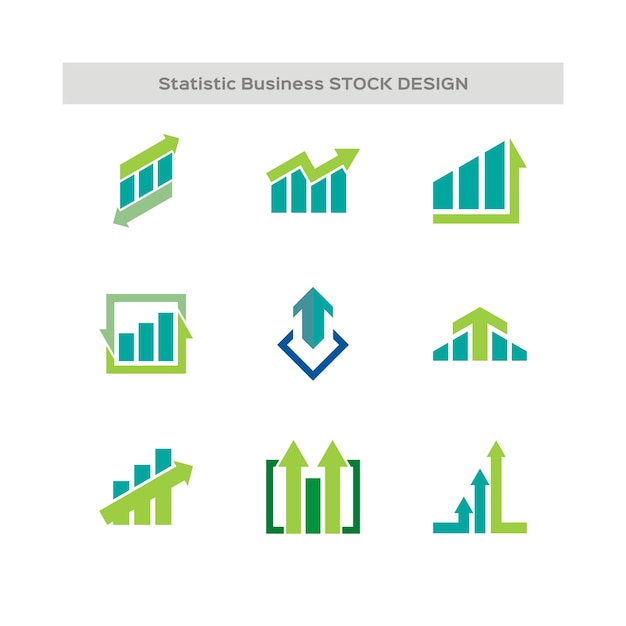 Statistik-geschäftslogo