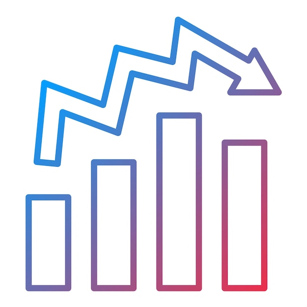 Statistik-icon-vektorbild kann für shopping friday verwendet werden