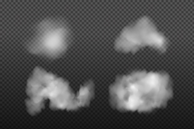 Staubschwarze Wolke mit Schmutz, Zigarettenrauch, Smog, Erde und Sandpartikeln.