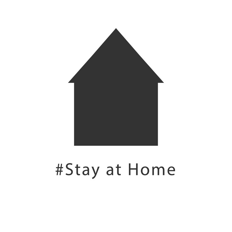 Vektor stay-at-home-vektor