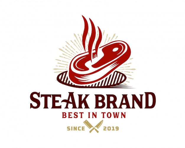 Steak store logo vorlage