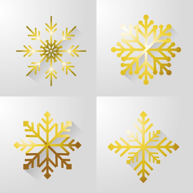 Stellen sie fröhliches christamas schnee-design ein