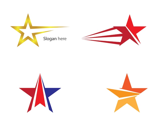 Stern-logo-schablonenikonenillustration