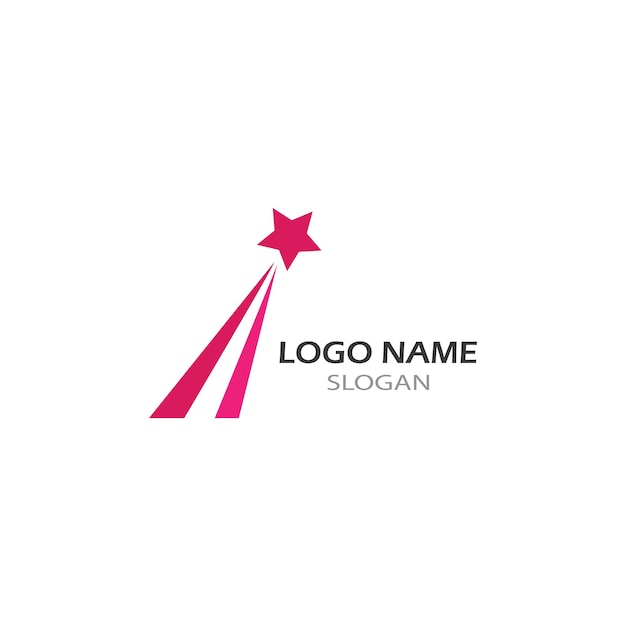 Stern-logo-vorlage vektor-symbol-illustration