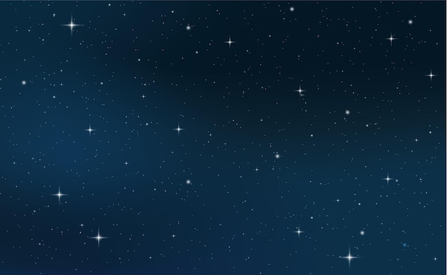 Sterne blauer Hintergrund Sternenhimmel Realistische lila Raum Stardust Licht Galaxy Nebel Vektor