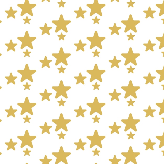 Sterne nahtloses Muster Design goldene Sterne Muster
