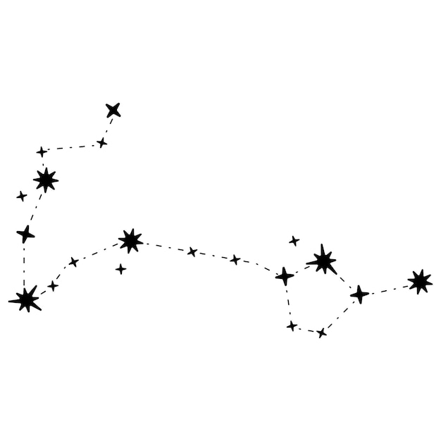 Sternkonstellation - Sternzeichen Fische