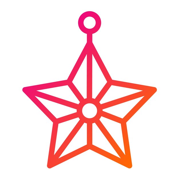 Sternvektor-Ikonen-Design-Illustration