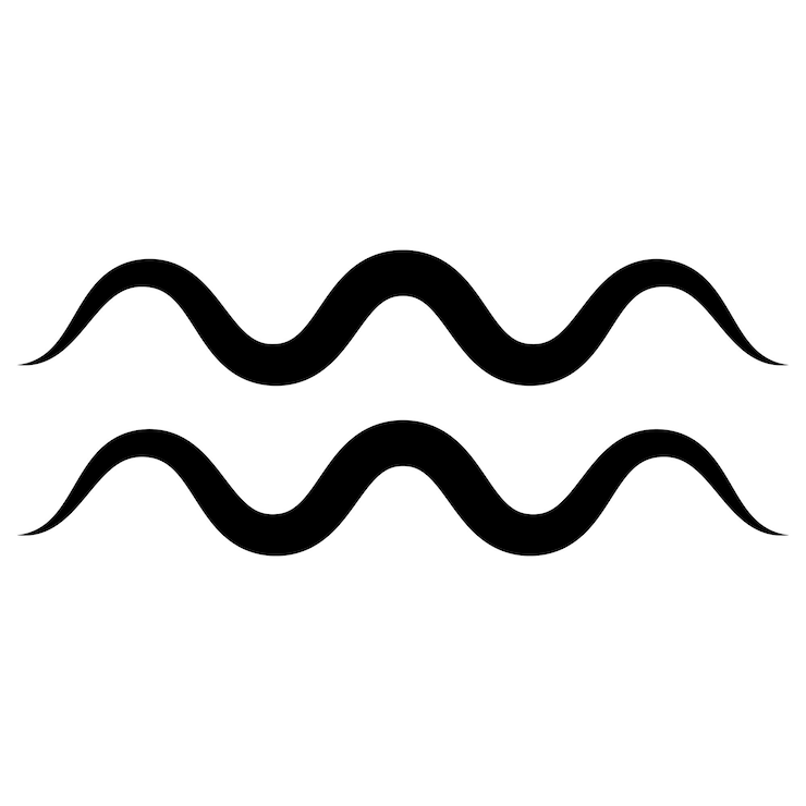 Vektor sternzeichen des wassermanns sternbild des wassermann zodiac horoskop astrologie zeichen