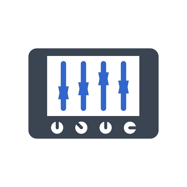 Steuerungs-equalizer-symbol