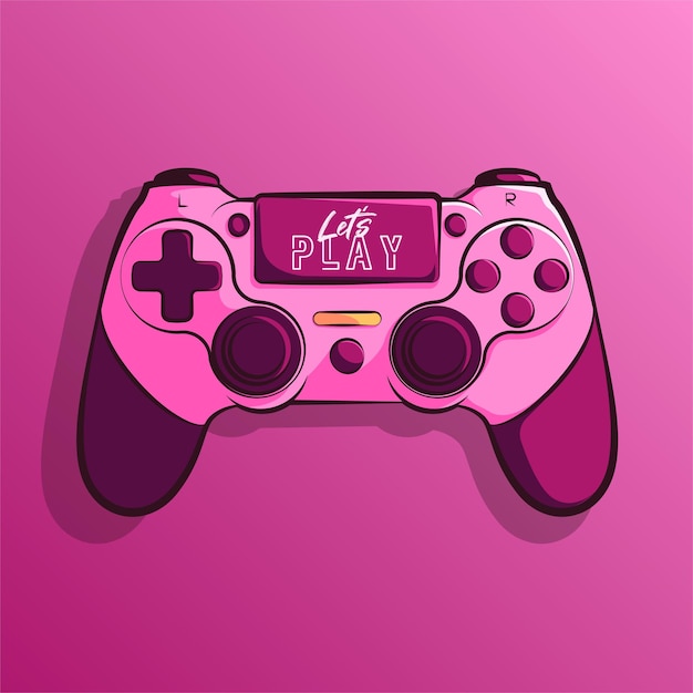 Stick-controller-kunstillustration