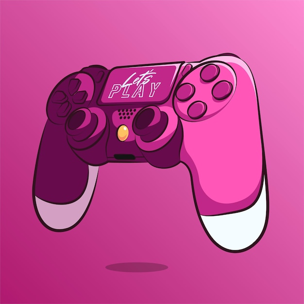 Stick-controller-kunstillustration