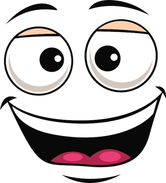 Stickervektor für Emoji-Gesichter