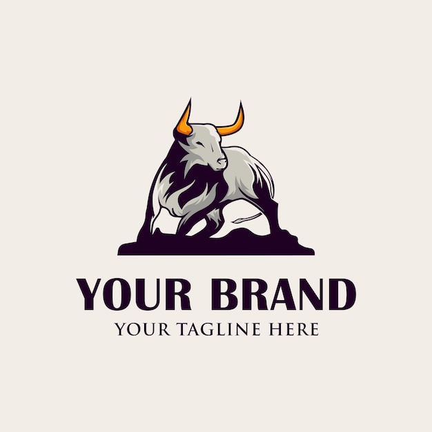 Stier logo design illustration