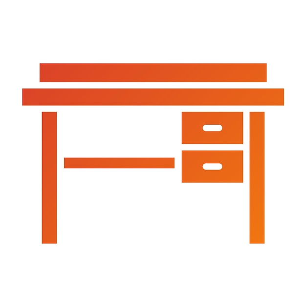 Stil des Schreibtisch-Symbols