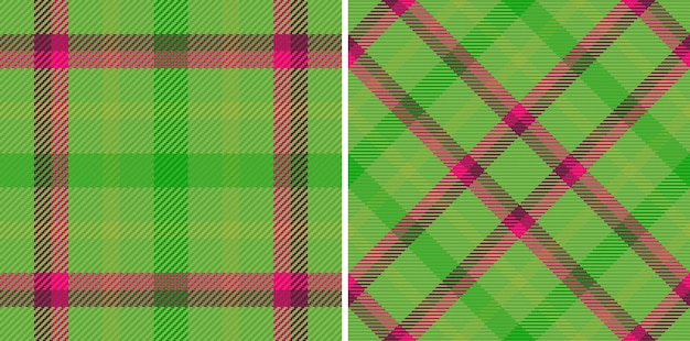 Stoff-Hintergrundmuster Textur-Check nahtlos Plaid-Vektor-Tartan-Textil