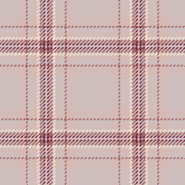 Stoffhintergrundvektor aus kariertem textil-tartan mit einem nahtlosen texturkaromuster in hellen und weißen farben