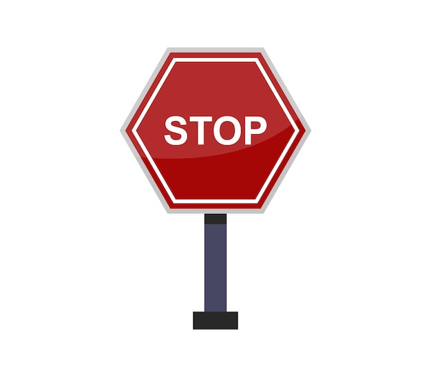 Leeres Stoppschild png