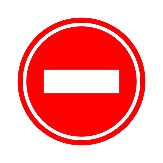 Stoppschildvektor-logo-vorlage