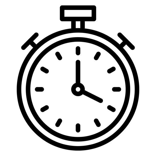 Stoppuhr mit Split Times Icon Vektorbild Kann für Leichtathletik verwendet werden