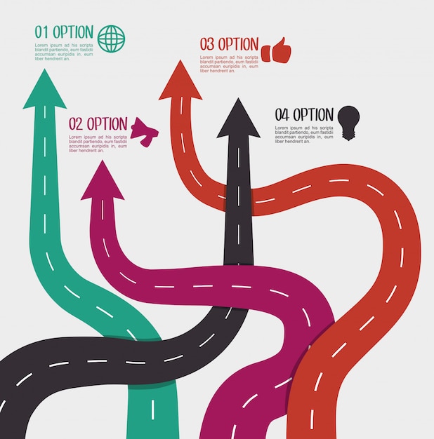 Straßen und wege design