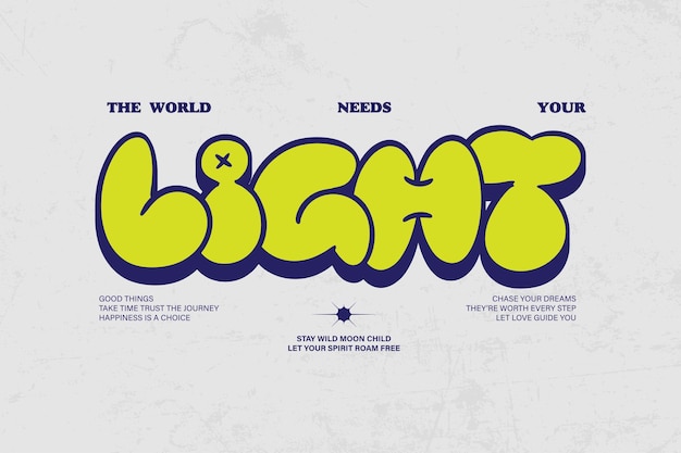 Straßenbekleidung Typographie Konzept Grafik Tee Vektor Design Vorlagen