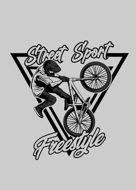 Vektor strassensport freestyle