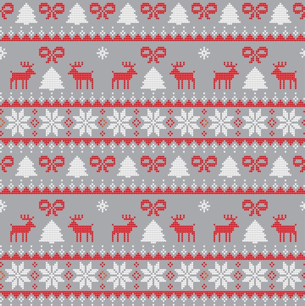 Strickmuster für Weihnachten und Neujahr